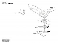 Bosch 3 603 D11 000 Pws 650 Angle Grinder 230 V / Eu Spare Parts